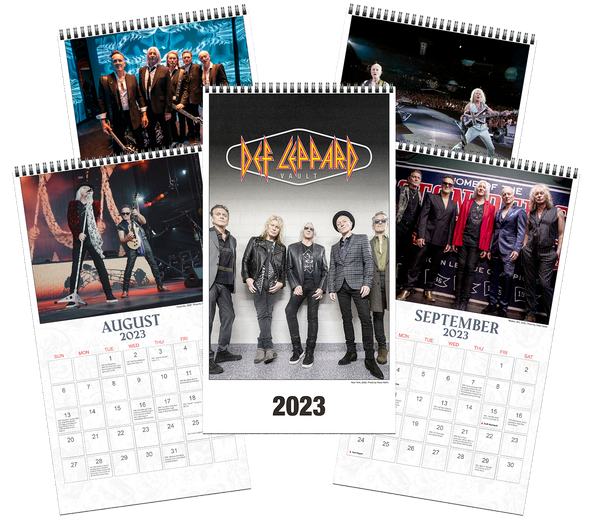 2023 Def Leppard Vault Wall Calendar